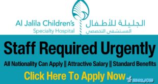 Al Jalila Children Hospital Jobs