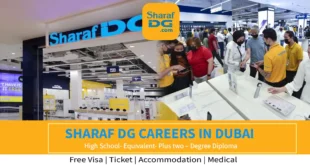 Sharaf DG Careers Dubai UAE