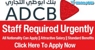 ADCB Bank Jobs