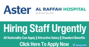 Aster Al Raffah Hospital Careers