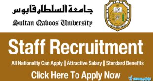 Sultan Qaboos University Hospital Careers