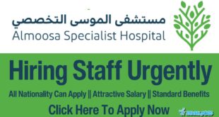 Al Moosa specialist Hospital Careers