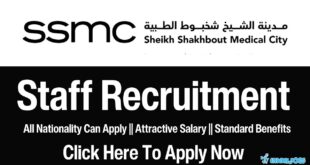Sheikh Shakhbout Medical City Jobs