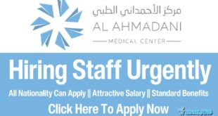 Al Ahmadani Medical Center Careers